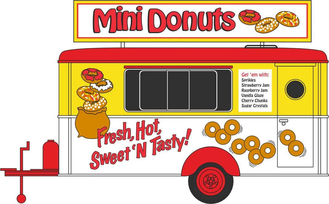 *Mobile Trailer Mini Donuts