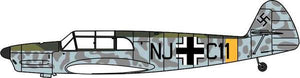 Messerschmitt Bf108 Duxford   AC107   1:72 Scale