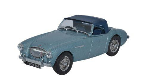 Austin Healey 100 BN1 (Hood) Healey Blue   AH1001   1:43 Scale