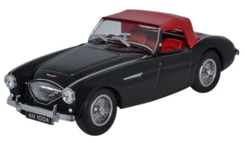 Austin Healey 100 BN1 Black/Red Closed   AH1004   1:43 Scale