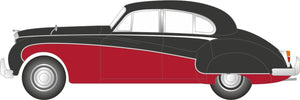 Jaguar Mk8/9 Black/Imperial Maroon - Oxford Diecast - NJAG9004