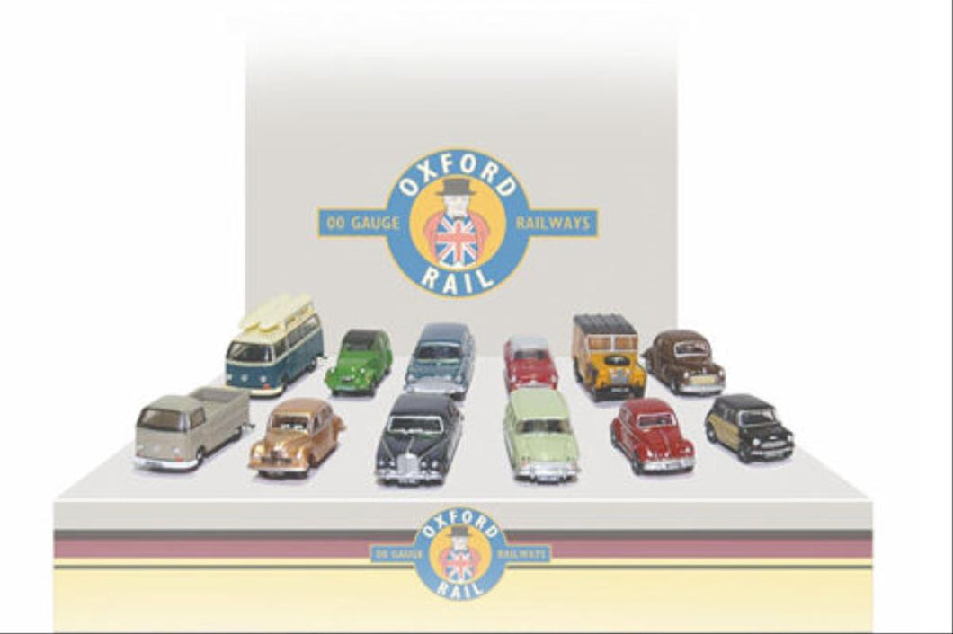 Carflat Car Pack 1960s Cars (4)   148CPK001   1:76 Scale,OO Gauge,OO Gauge