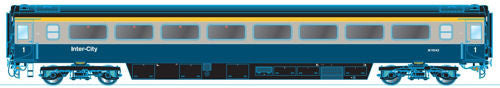 Mk3a FO Coach BR Blue/Grey M11042   763FO001B   1:76 Scale,OO Gauge,OO Gauge