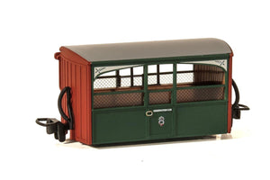 Ffestiniog 4 Wheel Bug Box Coach, 'Zoo Car' Early Pres Livery