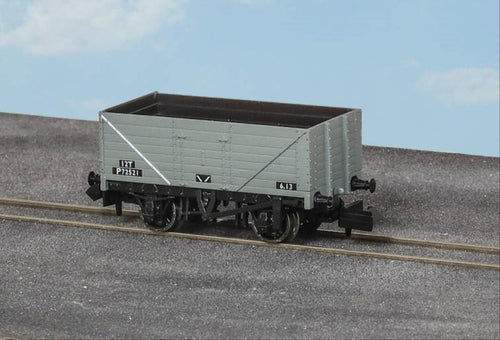 9ft 7 Plank Open Wagon, BR, Grey