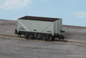 9ft 7 Plank Open Wagon, BR, Grey