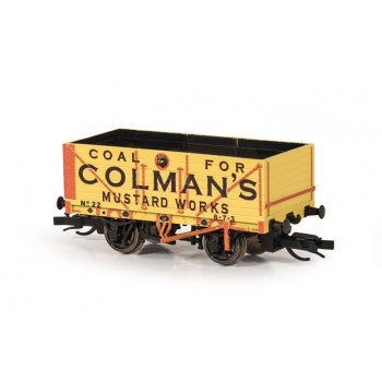 PECO TT:120 wagon - 7-plank open, Colman's Mustard