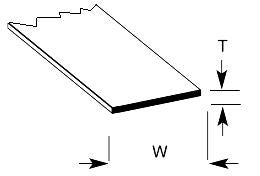 (SSS-103P) 0.75mm Styrene Sheet White 300x175mm 5pc