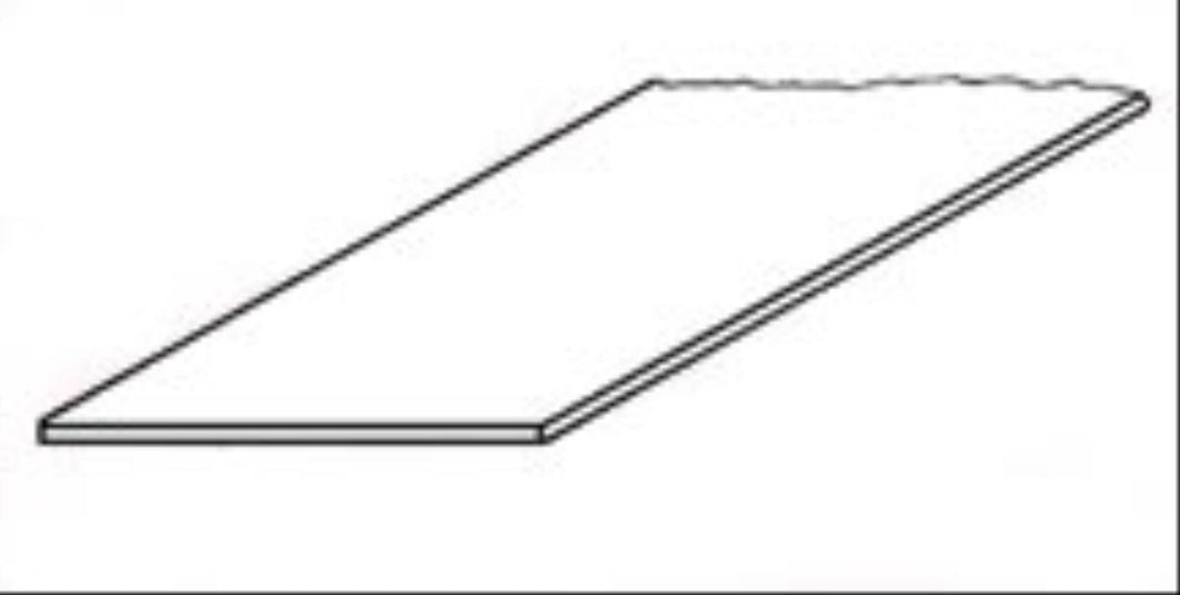 (SSS-104P) 1mm Styrene Sheet White 300x175mm 4pc