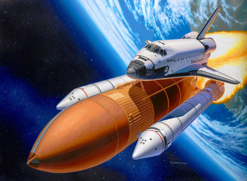 Space Shuttle Discovery & Booster (1:144 Scale)