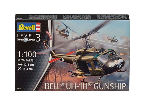 Bell UH-1H Gunship (1:100 Scale)