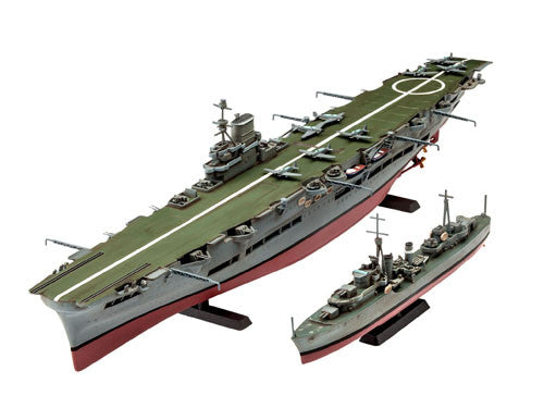 HMS Ark Royal & Tribal Class Destroyer (1:720 Scale)