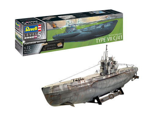 Platinum Edtn German Submarine Type VII C/41 (1:72 Scale)
