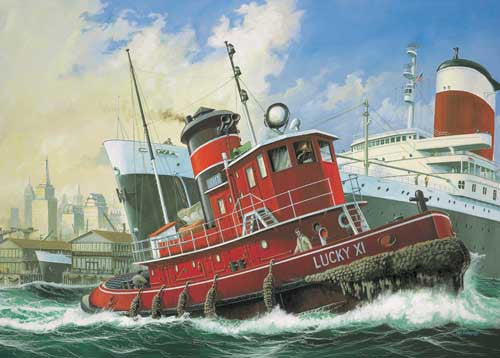 Harbour Tug Boat (1:108 Scale)