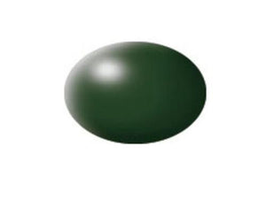 Acrylic Paint 'Aqua' (18ml) Solid Silk Matt Dark Green