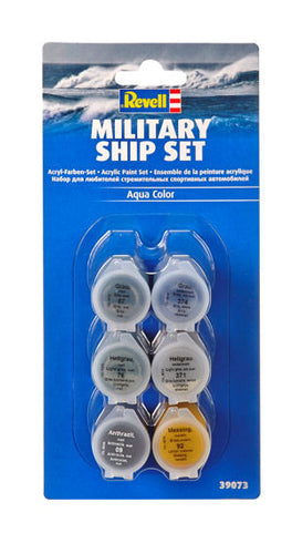 Acrylic Paint 'Aqua' Set - Miltary Ship