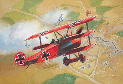 Model Set - Fokker Dr.1 Triplane (1:72 Scale)