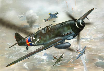 Model Set - Messerschmitt Bf-109 (1:72 Scale)
