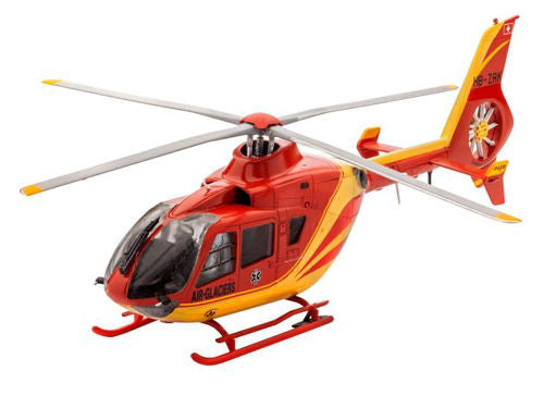 Model Set - EC135 Air Glaciers Helicopter (1:72 Scale)