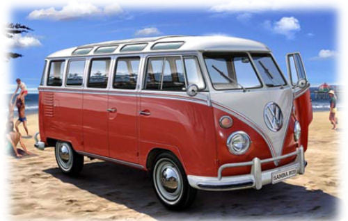 Model Set - VW T1 Samba Bus (1:24 Scale)