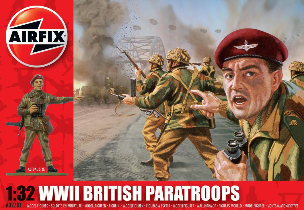 A02701V 1/32 WWII British Paratroops Airfix A02701V