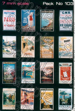 GWR Travel Posters Small