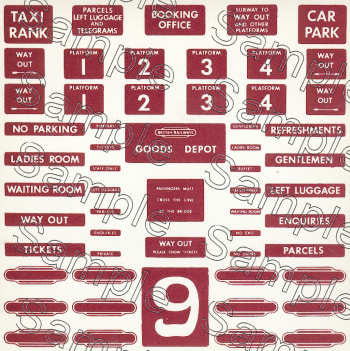 BR (London Midland Region) Station Signs