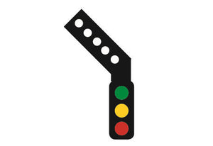 DCC Signal (LH Feather) 3 Aspect Home Distant