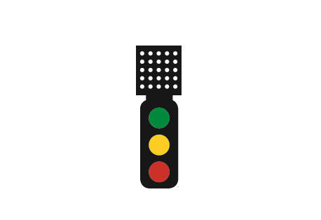 DCC Signal (Theatre Indicator) 3 Aspect Home Distant