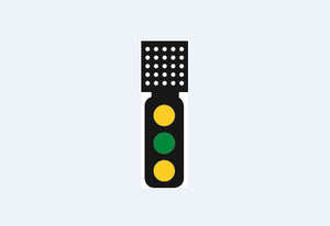 DCC Signal (Theatre Indicator) 3 Aspect Distant