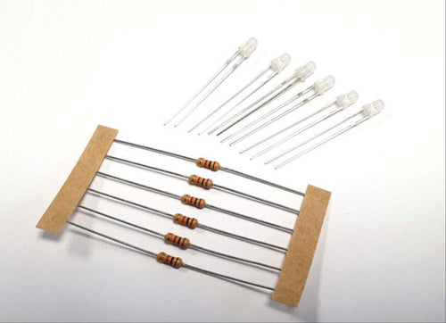 LED Pack 3mm Red (6)