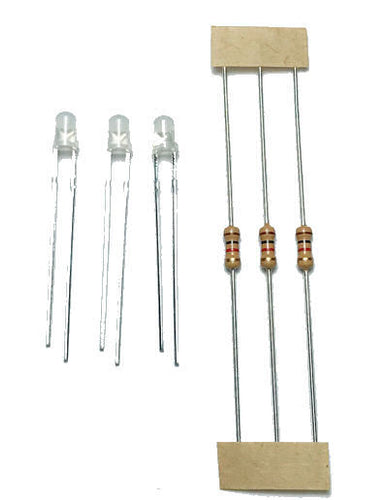 LED Pack 3mm Red/Green Bi Colour (3)