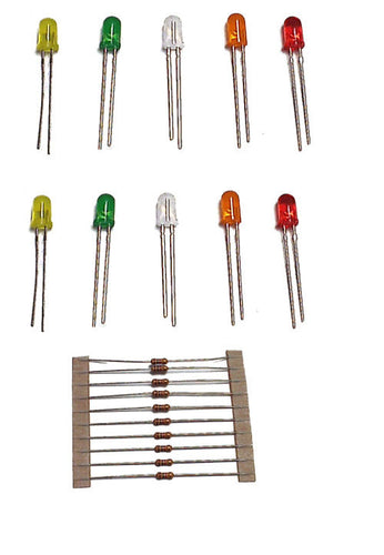 LED Pack 5mm Assorted (10)
