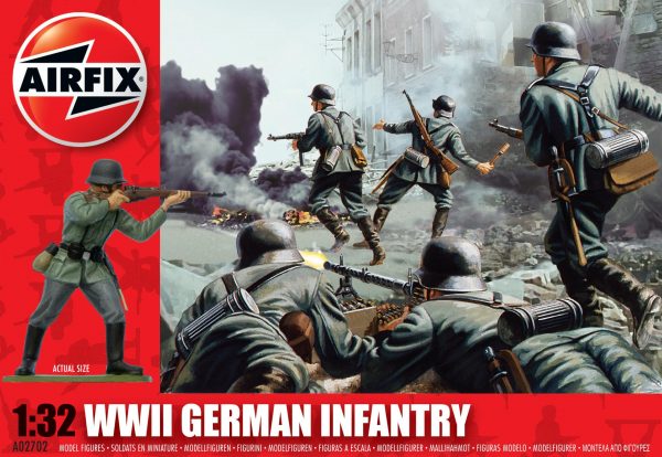 A02702V 1/32 WWII German Infantry Airfix A02702V
